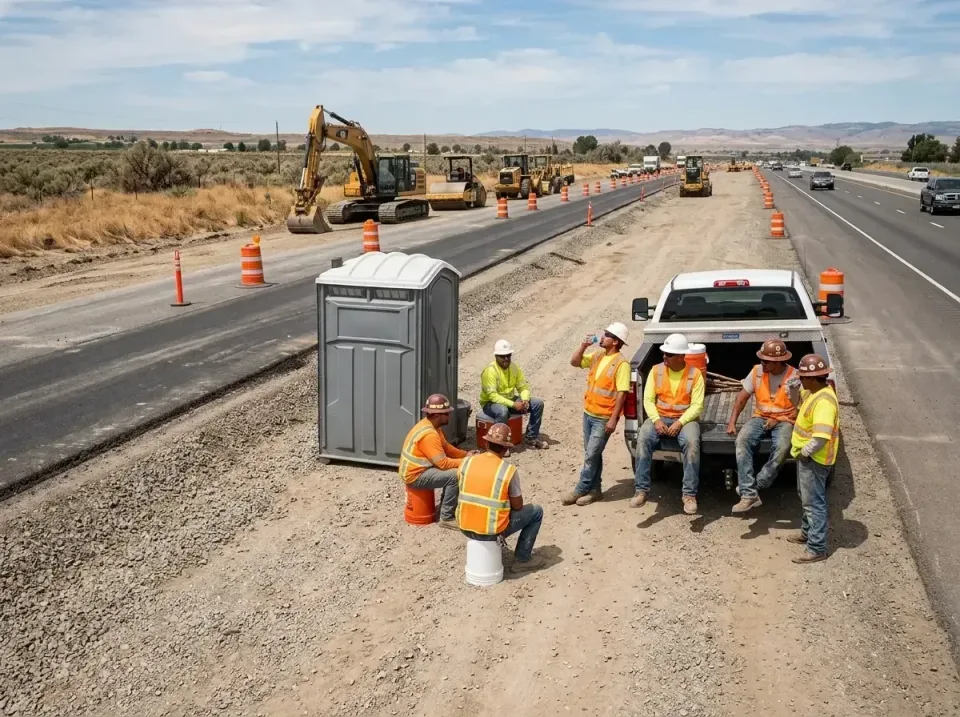 highway-road-construction-crew-007 — frequently asked questions, Porta Potty and Restroom Rentals in Winner, SD